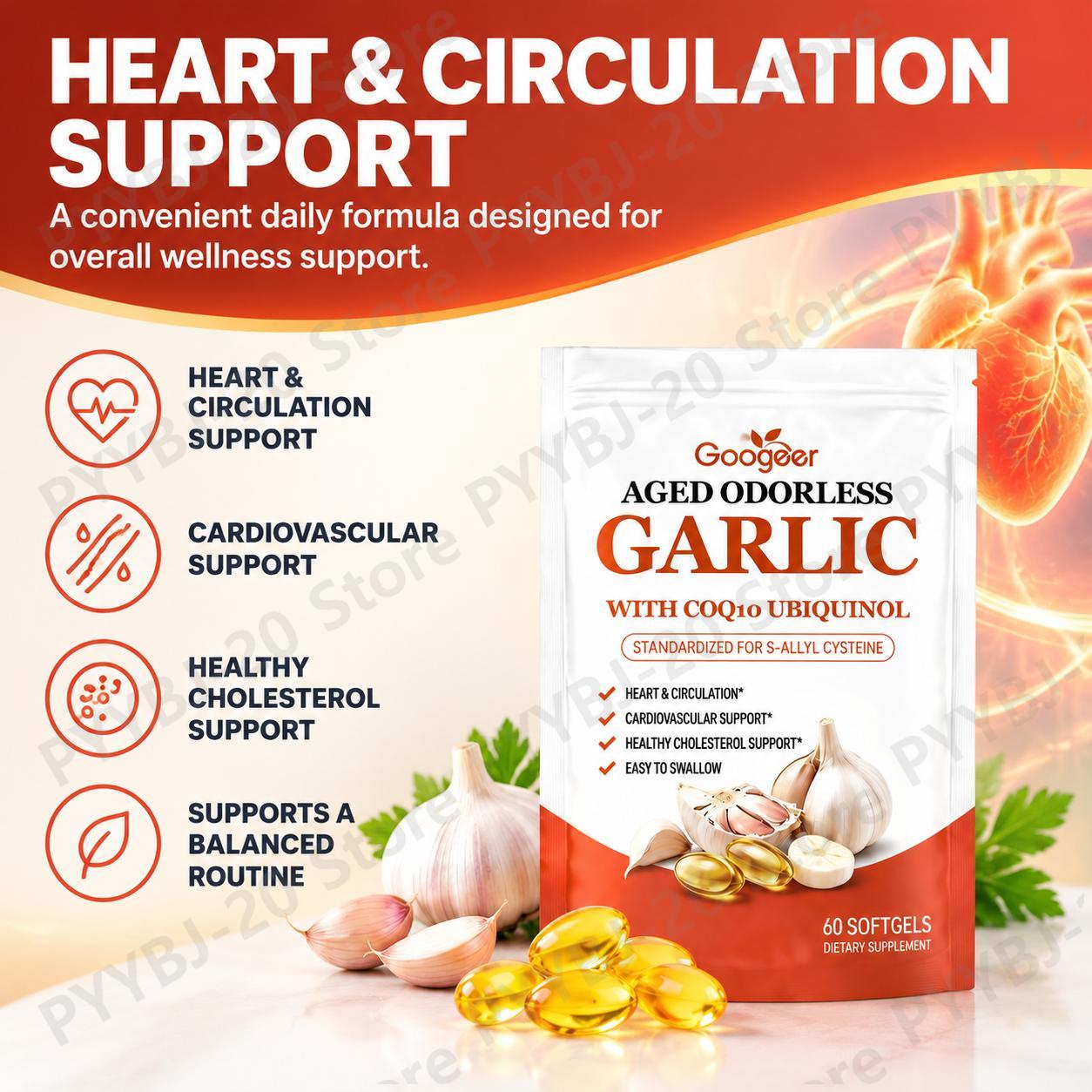 กูเกียร์ ซอฟต์เจลกระเทียมสกัดจ - Coq10 Ubiquinol Softgel บทวิจารณ์และราคา