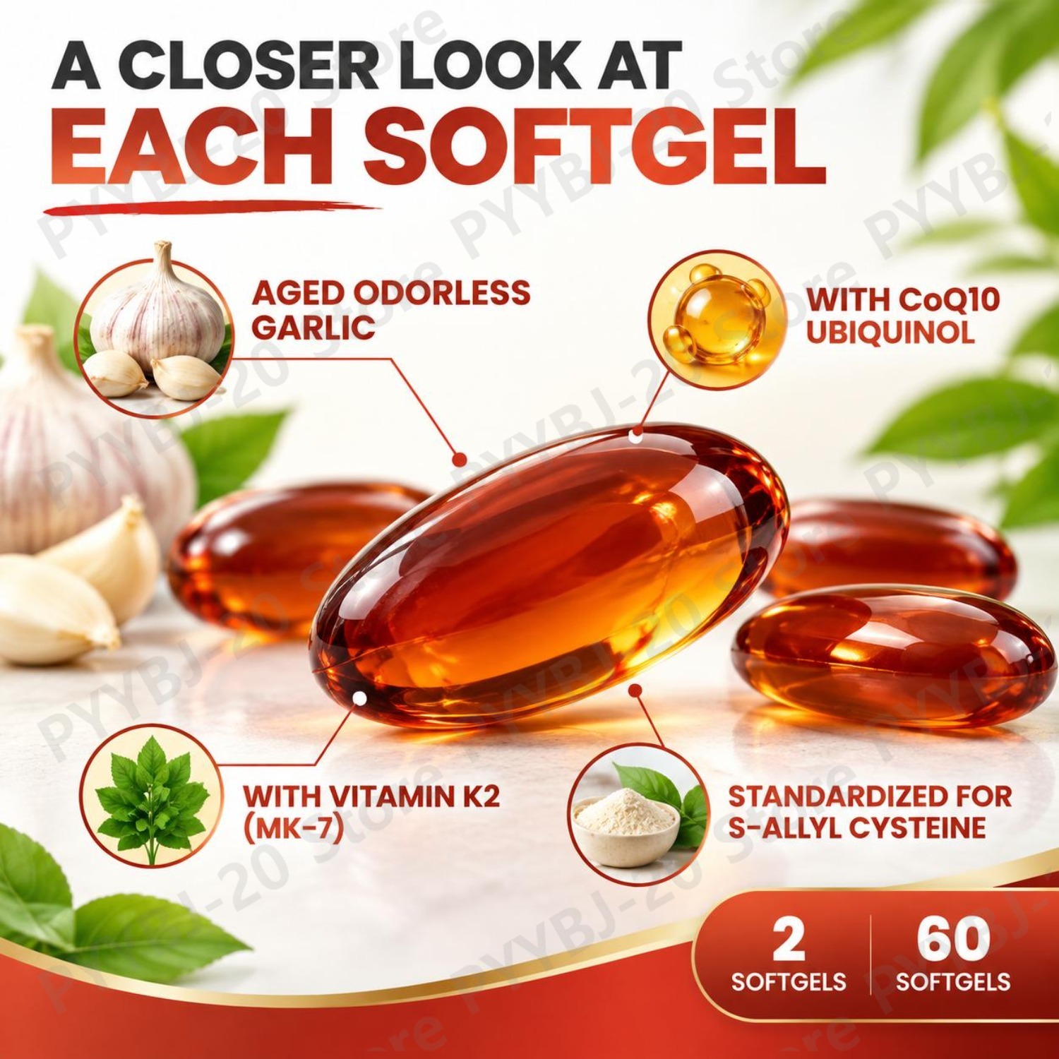 แคปซูลนิ่มกระเทียมสกัดจากธรรมช - Coq10 Ubiquinol Softgel บทวิจารณ์และราคา